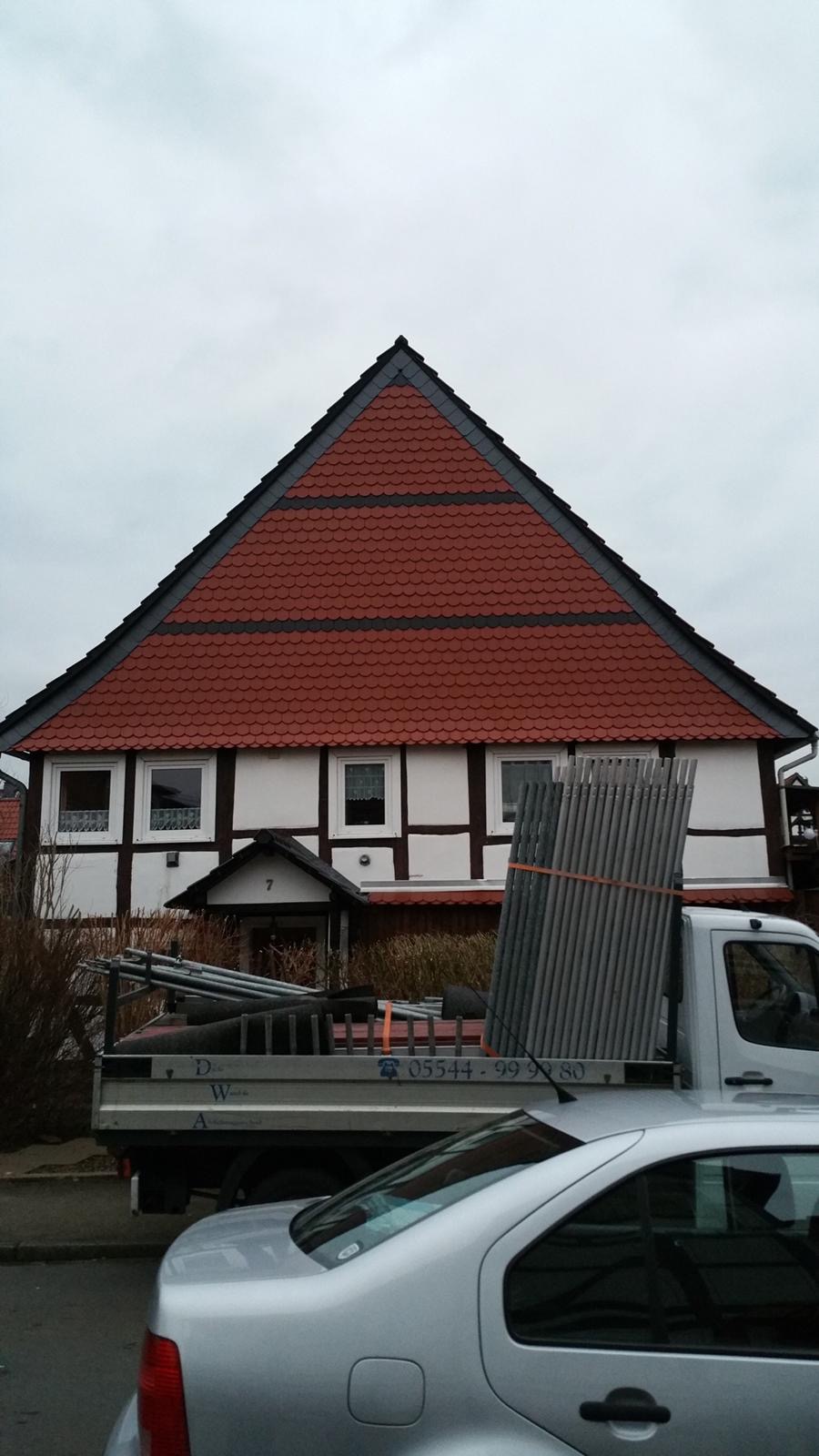 Neueindeckung Fachwerkhaus